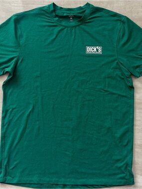 DSG Men's Dark Green Crew Neck Short Sleeve Tee with Chest Logo